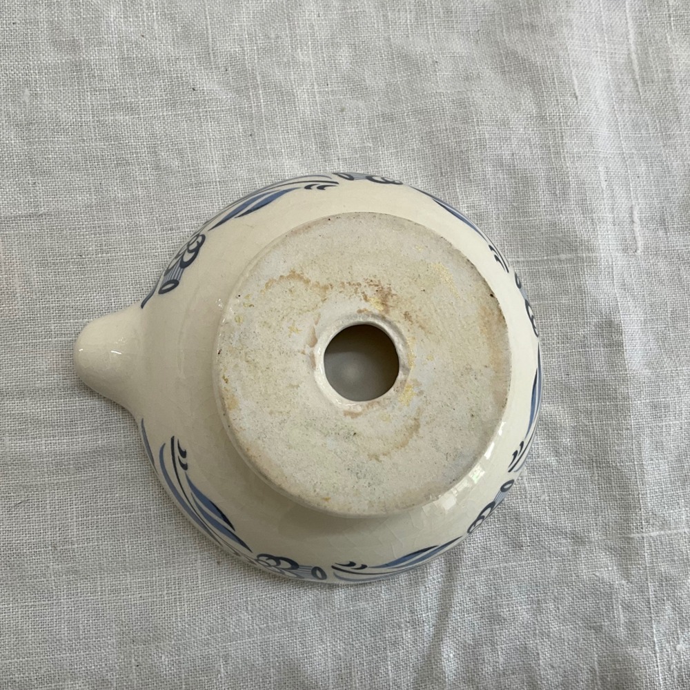 Vintage Merck Pharmaceutical Advert Ceramic Ashtray Charles Lamb Floral - Picture 6 of 8